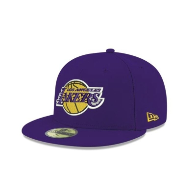 Purple Los Angeles Lakers Hat - New Era NBA Team Color 59FIFTY Fitted Caps USA3460725